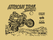 African Trail Simulator for MSX - Loading screen.