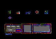 African Trail Simulator for Amstrad CPC - The equipment menu.