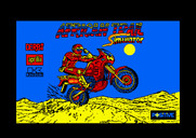 African Trail Simulator for Amstrad CPC - Loading screen.