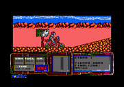 African Trail Simulator for Amstrad CPC - Game start.