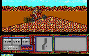 African Trail Simulator for IBM PC/Compatibles - Careful on these hills, don't fall!