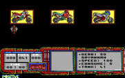 African Trail Simulator for IBM PC/Compatibles - Select a bike.
