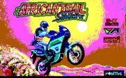 African Trail Simulator for IBM PC/Compatibles - Loading screen.
