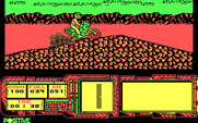African Trail Simulator for IBM PC/Compatibles - Racing up a hill...