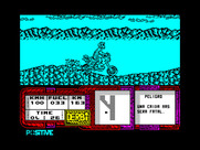 African Trail Simulator for ZX Spectrum - Some rough terrain here...