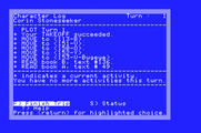 Star Saga: One - Beyond the Boundary for Apple IIgs - Character log.