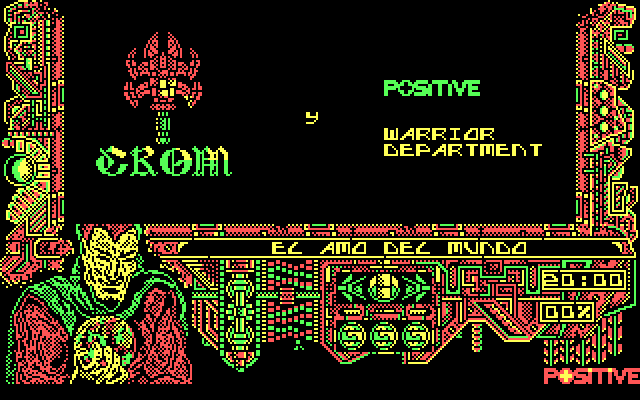Amo del Mundo IBM PC/Compatibles Screenshot: Company logos.