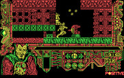 Amo del Mundo for IBM PC/Compatibles - Running from an opponent...