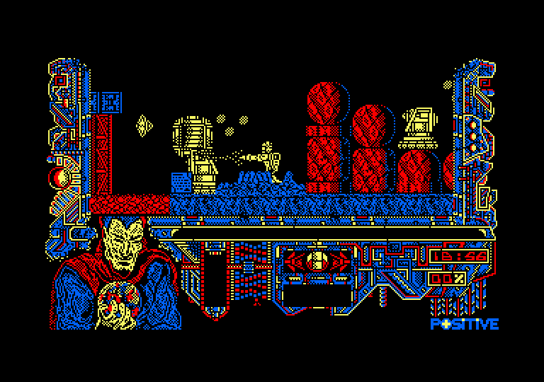 Amo del Mundo Amstrad CPC Screenshot: Uh oh, is this a dead end?