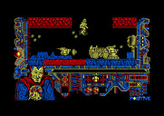 Amo del Mundo for Amstrad CPC - Leaping through the air...
