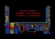Amo del Mundo for Amstrad CPC - Game over.
