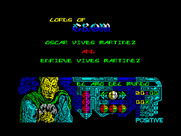 Amo del Mundo for ZX Spectrum - Credits screen.