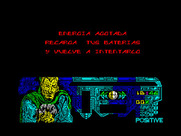 Amo del Mundo for ZX Spectrum - Game over.