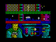 Amo del Mundo for ZX Spectrum - Use the upper platform to safely cross this area...