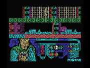 Amo del Mundo for MSX - Running along a platform to avoid dangers below...