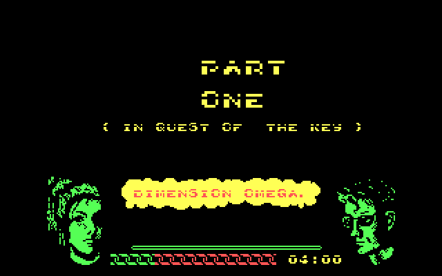 Omega Dimension IBM PC/Compatibles Screenshot: Ready for part one?