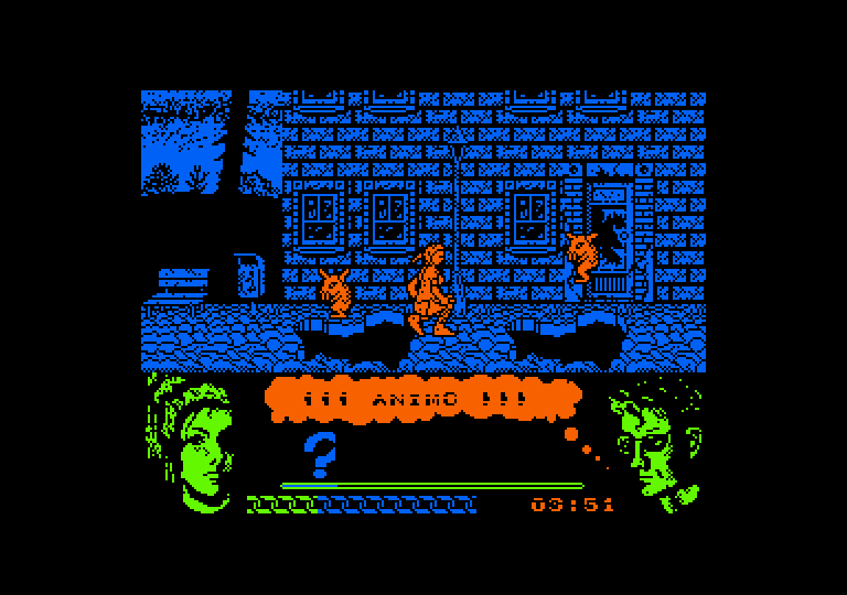 Omega Dimension Amstrad CPC Screenshot: There isn't much space to land jumps in this area...