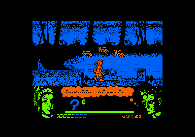 Omega Dimension Amstrad CPC Screenshot: Giant bees attack!