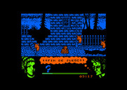 Omega Dimension for Amstrad CPC - Game over.