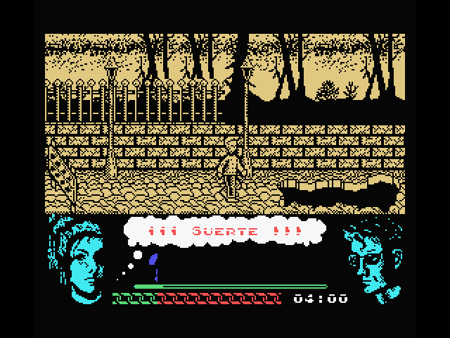 Omega Dimension MSX Screenshot: Game start.