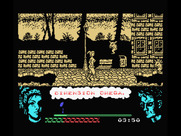Omega Dimension for MSX - Some strange looking enemies bounce into the screen...