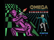 Omega Dimension for MSX - Loading screen.