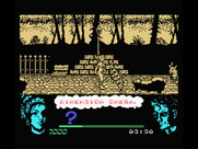 Omega Dimension for MSX - You'll need to find a way past this barrier and hole in the ground...