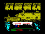Omega Dimension for ZX Spectrum - Jumping onto a barrel...