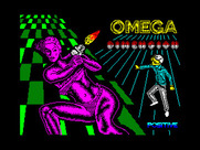 Omega Dimension for ZX Spectrum - Loading screen.