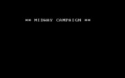 Midway Campaign for IBM PC/Compatibles - Title screen.