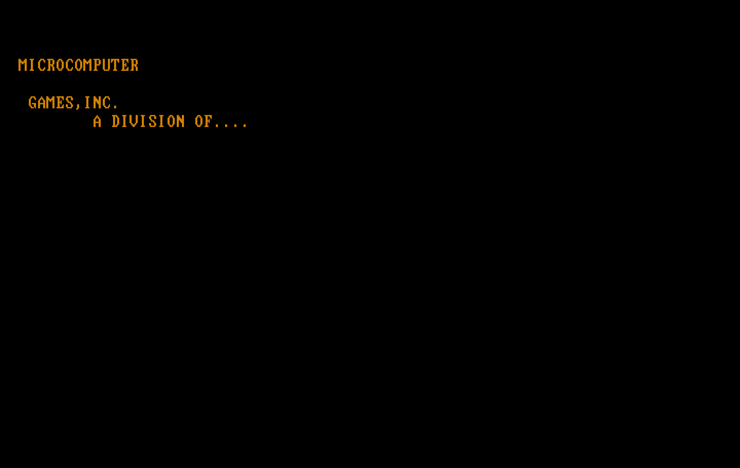Midway Campaign IBM PC/Compatibles Screenshot: Microcomputer Games presents...