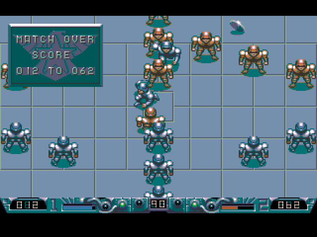 Speedball 2: Brutal Deluxe Sega Genesis / Mega Drive Screenshot: Match over.
