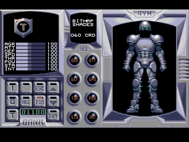 Speedball 2: Brutal Deluxe Sega Genesis / Mega Drive Screenshot: First, setup your team...