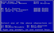 Star Saga: Two - The Clathran Menace for IBM PC/Compatibles - Game start.