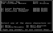 Star Saga: Two - The Clathran Menace for IBM PC/Compatibles - Game start.