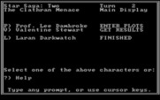 Star Saga: Two - The Clathran Menace for IBM PC/Compatibles - Select the next character...