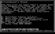 Star Saga: Two - The Clathran Menace for IBM PC/Compatibles - Silverbeard's Hoard help screen.