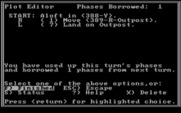 Star Saga: Two - The Clathran Menace for IBM PC/Compatibles - Entering some initial actions...