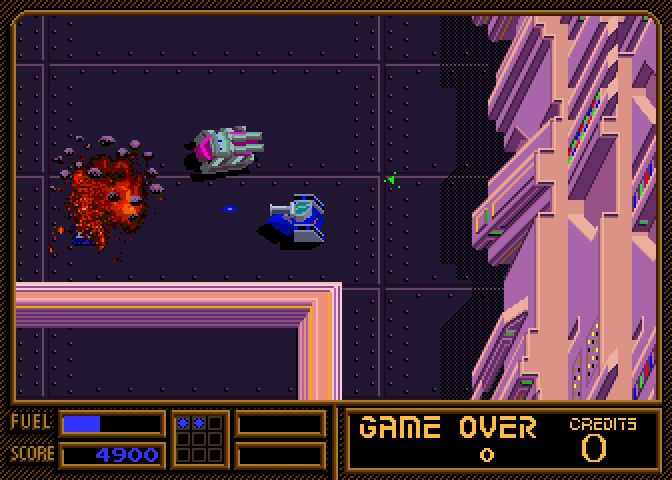 Vindicators Part II Arcade Screenshot: More tanks attack...