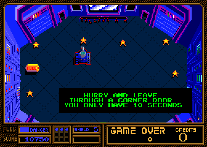 Vindicators Part II Arcade Screenshot: I need to get out of here quick!