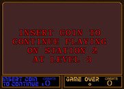 Vindicators Part II for Arcade - Game over.