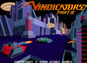 Vindicators Part II for Arcade - Title screen.