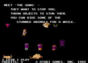 Peter Pack Rat for Arcade - Game instructions continued.