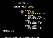Peter Pack Rat for Arcade - First, select a starting difficulty.