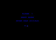 Peter Pack Rat for Amstrad CPC - Game over and a new high score!