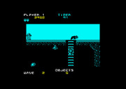 Peter Pack Rat for Amstrad CPC - Climbing up to the surface...