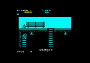 Peter Pack Rat for Amstrad CPC - I grabbed an object, now to take it back to my nest...