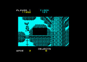 Peter Pack Rat for Amstrad CPC - If you stun flying creatures you can then they will carry you.