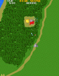 Super Xevious for Arcade - Bombing targets.