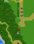 Super Xevious for Arcade - Watch out for these incoming tanks!